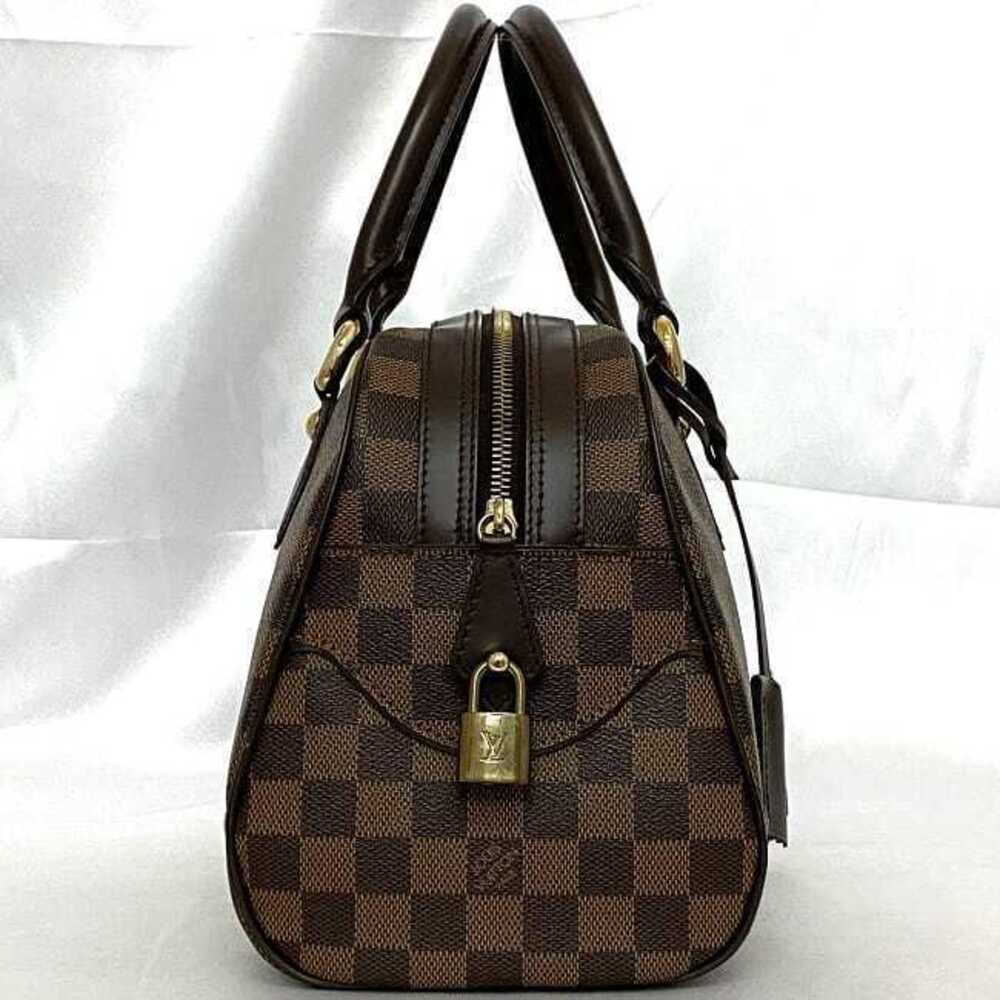 Louis Vuitton Duomo Bag Brown Handbag Zipper Ebene Key Brown Boston Damier